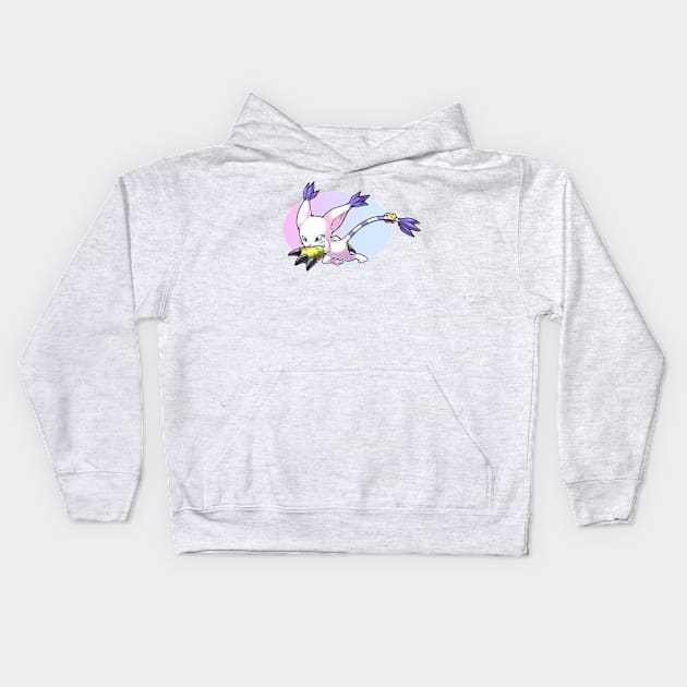 tailmon Kids Hoodie by fancy ghost